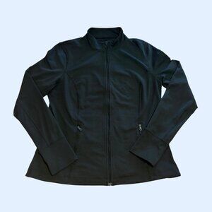OFFLINE by Aerie "The Hugger" Full Zip Fitted Jacket, Black, Size L